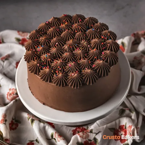 Chocolate Rosette cake design