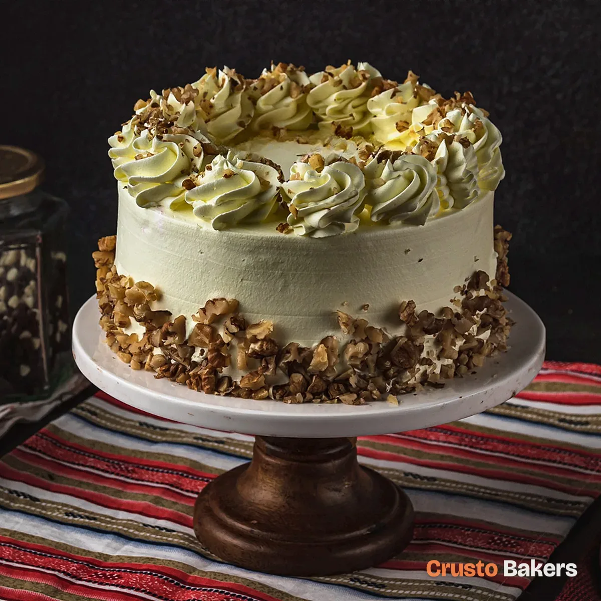 Butterscotch Rosette Ring cake design
