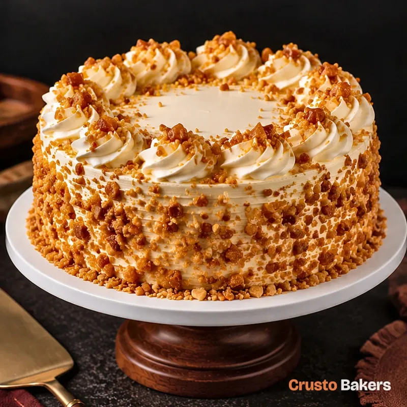 Butterscotch Chunk Ring cake design