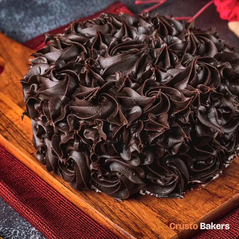 Chocolate Rose Mound cake design