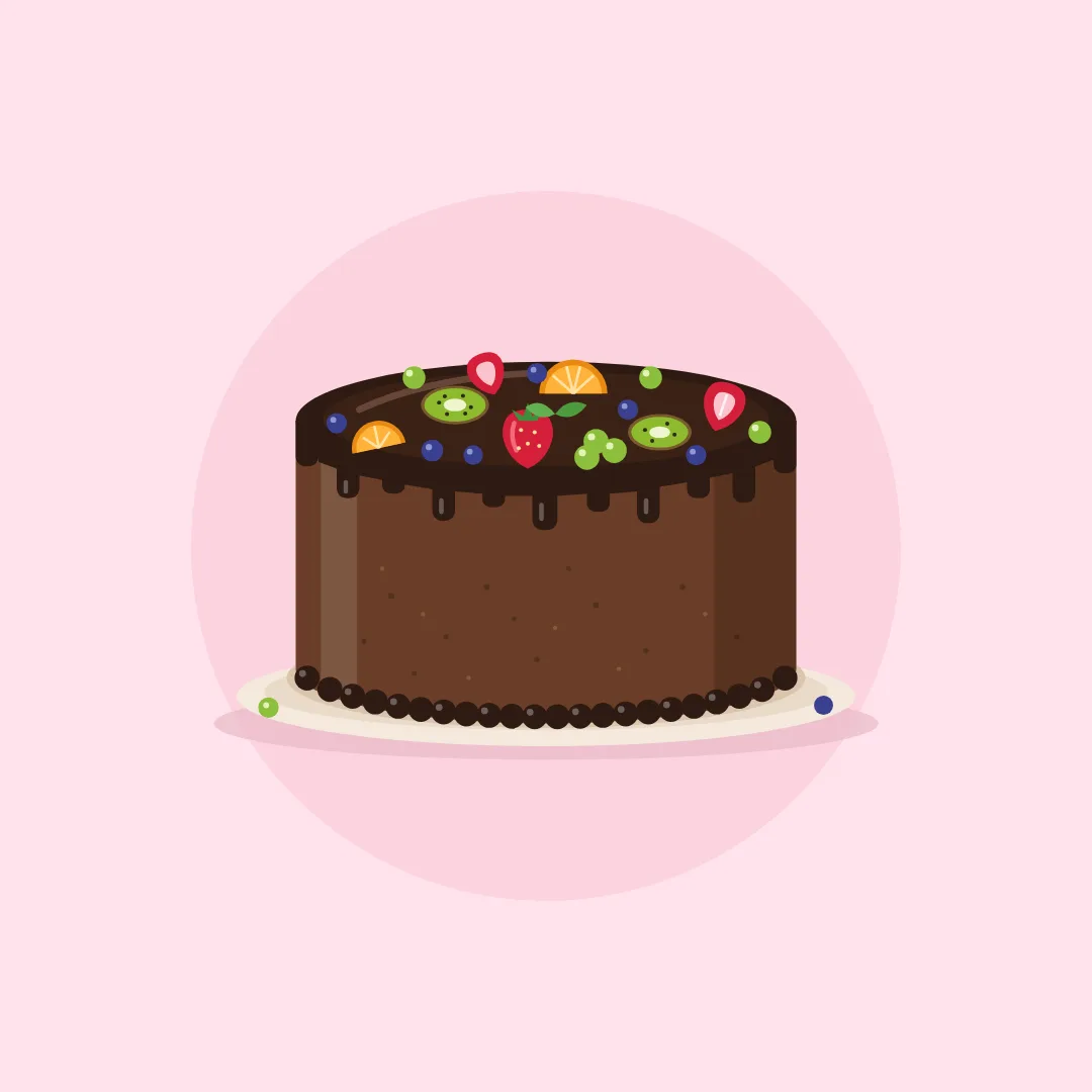 Choco Fruit Cake